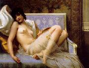 Guillaume Seignac Young woman naked Spain oil painting artist